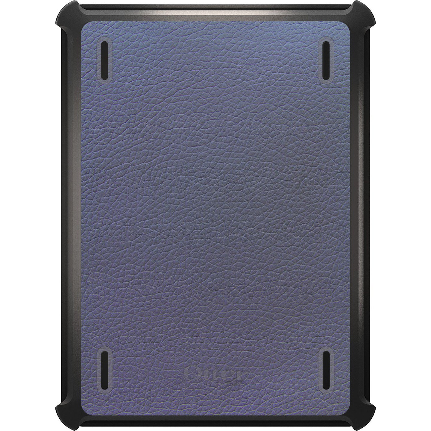 DistinctInk™ OtterBox Defender Series Case for Apple iPad / iPad Pro / iPad Air / iPad Mini - Dark Grey Leather Print Design
