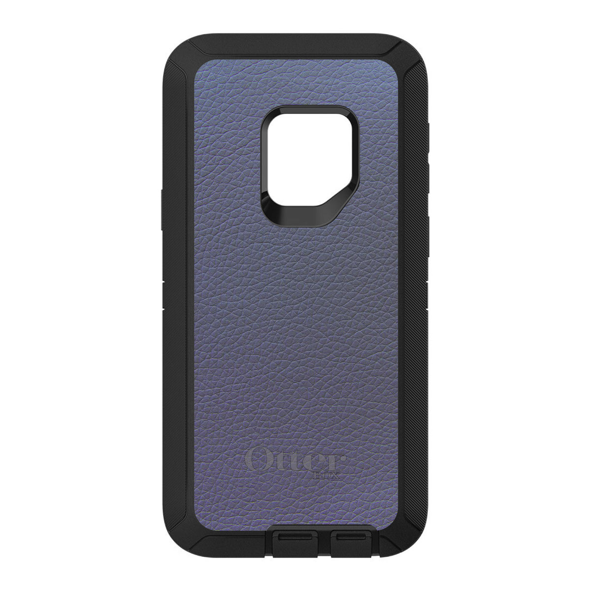 Dark Grey Leather Print Design OtterBox Defender Case for iPhone & Galaxy, view 11