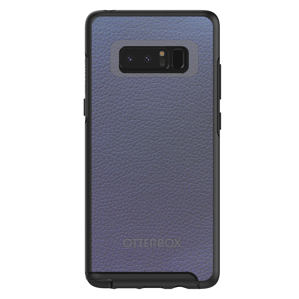 Dark Grey Leather Print Design OtterBox Symmetry Case for iPhone & Galaxy, view 14