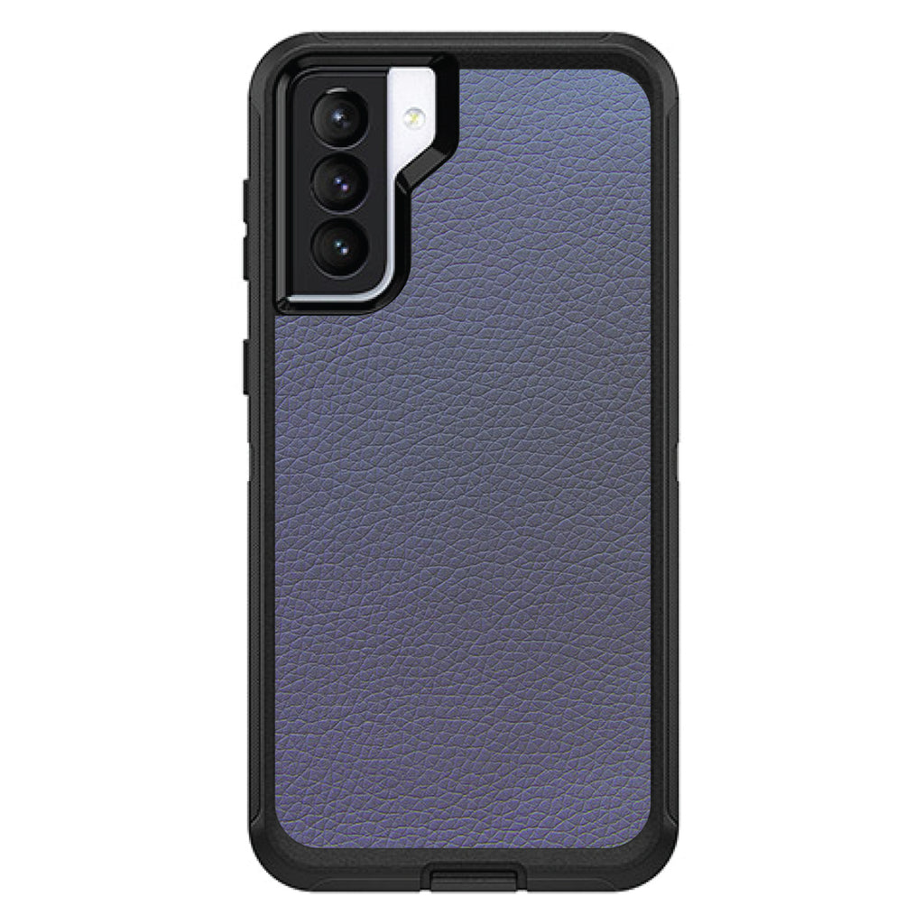 Dark Grey Leather Print Design OtterBox Defender Case for iPhone & Galaxy, view 6