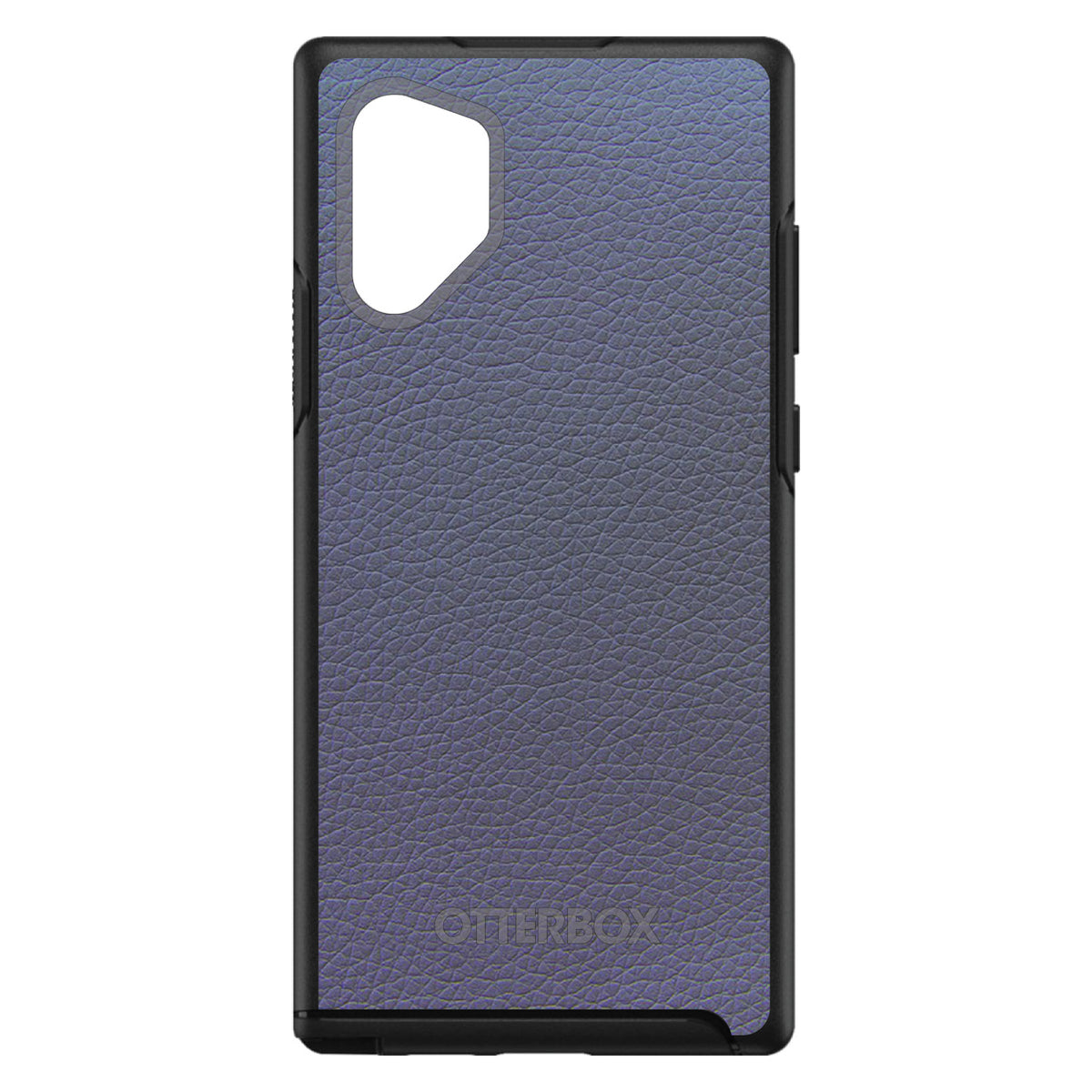 Dark Grey Leather Print Design OtterBox Symmetry Case for iPhone & Galaxy, view 11