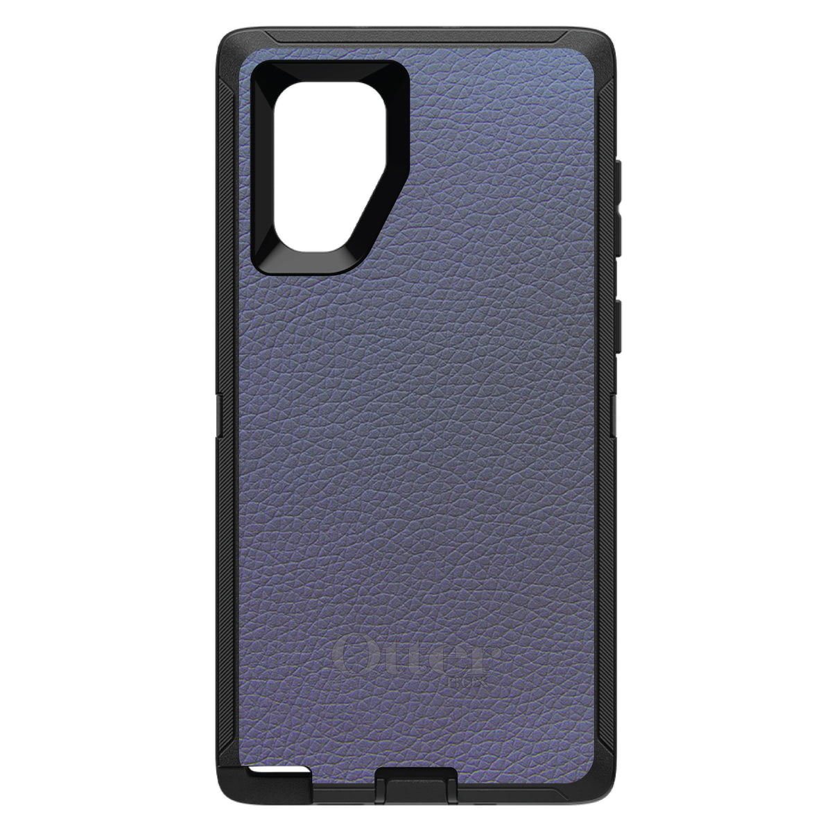 Dark Grey Leather Print Design OtterBox Defender Case for iPhone & Galaxy, view 14