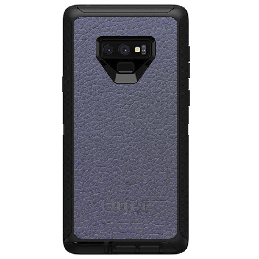 Dark Grey Leather Print Design OtterBox Defender Case for iPhone & Galaxy, view 16