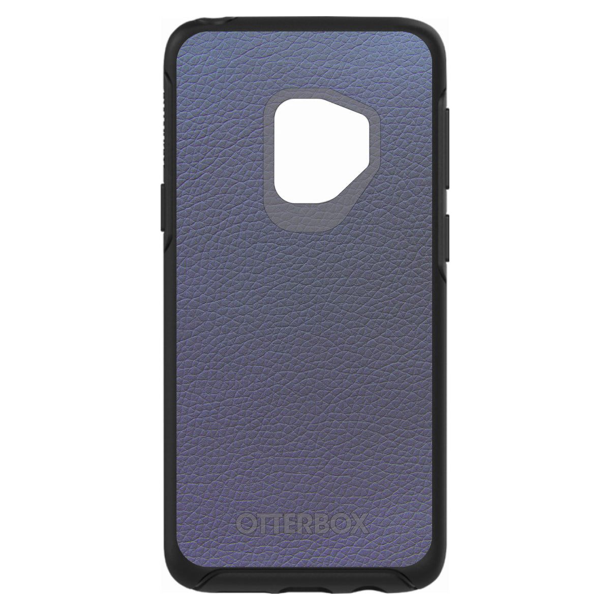 Dark Grey Leather Print Design OtterBox Symmetry Case for iPhone & Galaxy, view 8