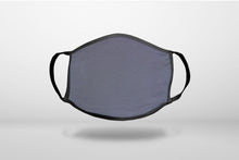 Dark Grey Faux Leather Print Design - 3-Ply Reusable Soft Face Mask Covering, Unisex, Cotton Inner Layer