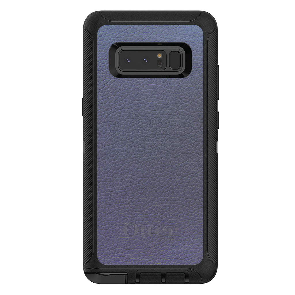 Dark Grey Leather Print Design OtterBox Defender Case for iPhone & Galaxy, view 17