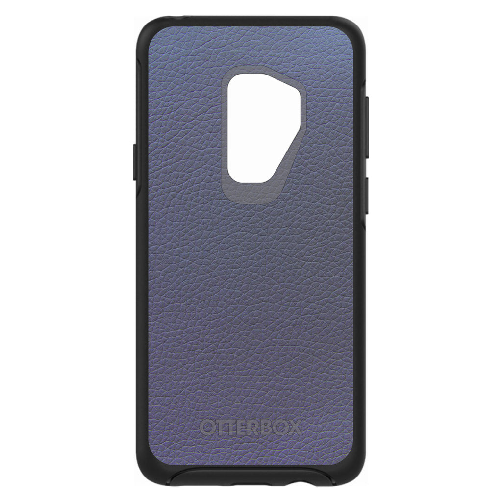 Dark Grey Leather Print Design OtterBox Symmetry Case for iPhone & Galaxy, view 9