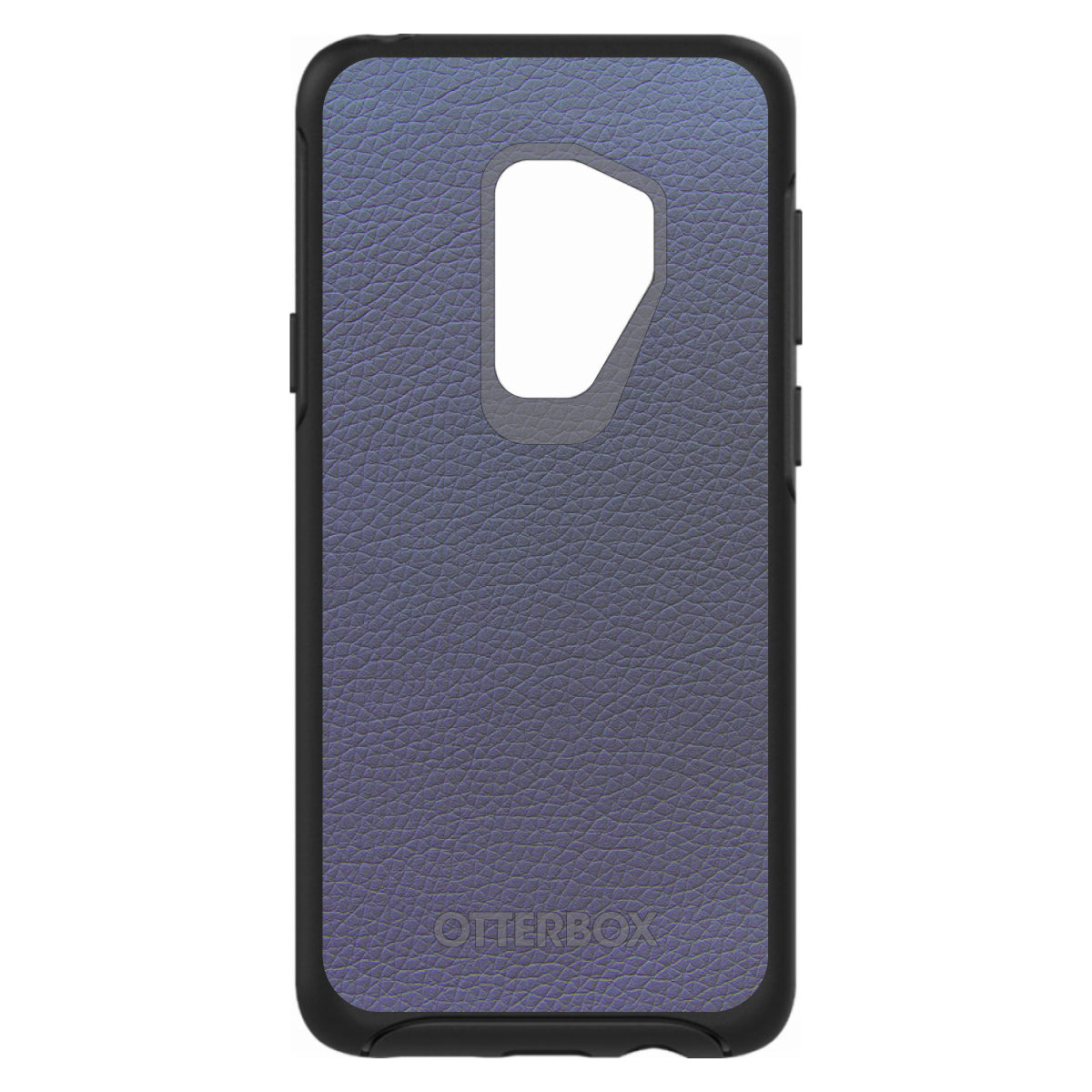Dark Grey Leather Print Design OtterBox Symmetry Case for iPhone & Galaxy, view 9
