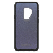 DistinctInk™ OtterBox Symmetry Series Case for Apple iPhone / Samsung Galaxy / Google Pixel - Dark Grey Leather Print Design