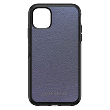 DistinctInk™ OtterBox Symmetry Series Case for Apple iPhone / Samsung Galaxy / Google Pixel - Dark Grey Leather Print Design