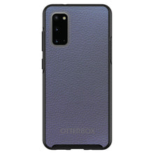 DistinctInk™ OtterBox Symmetry Series Case for Apple iPhone / Samsung Galaxy / Google Pixel - Dark Grey Leather Print Design
