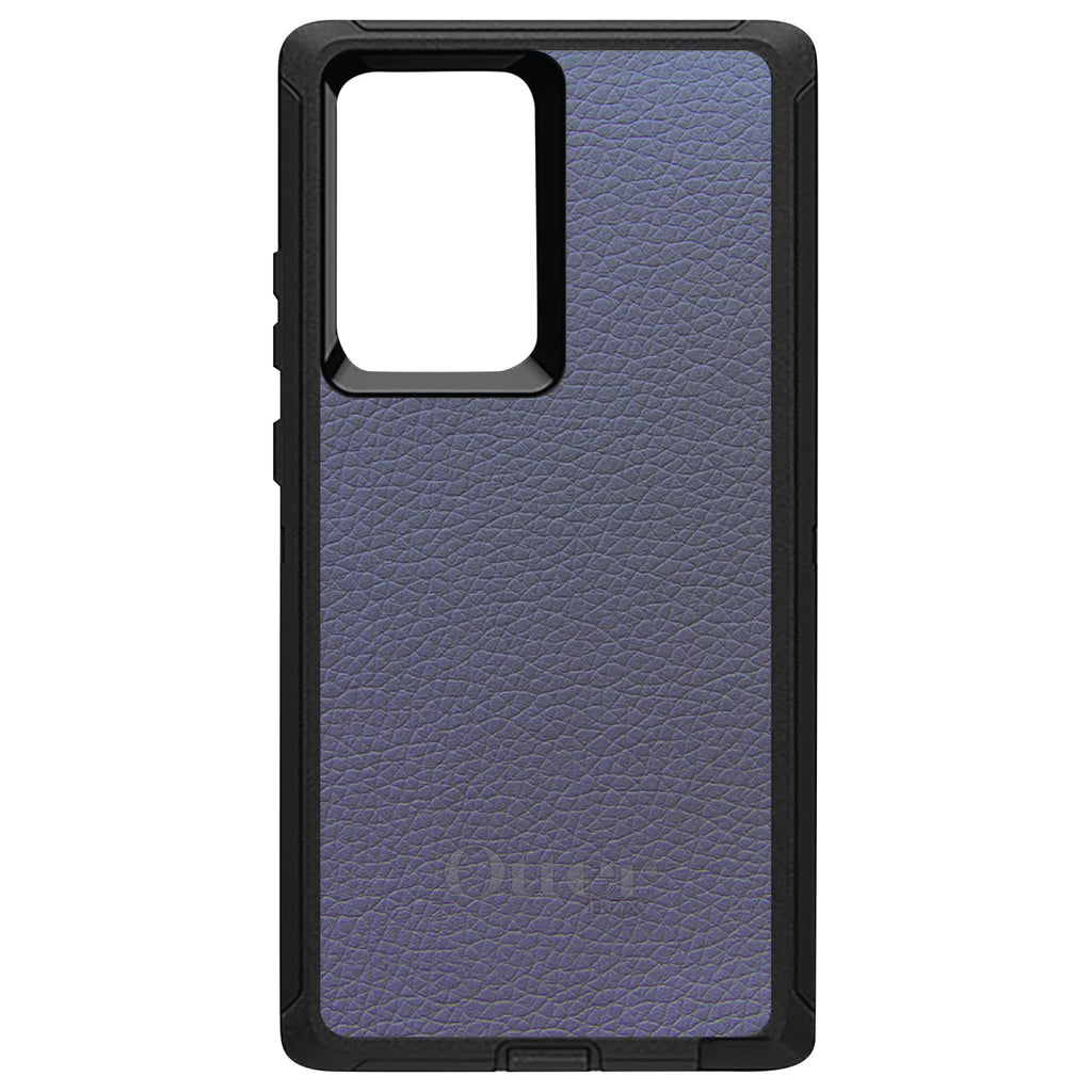 Dark Grey Leather Print Design OtterBox Defender Case for iPhone & Galaxy, view 13
