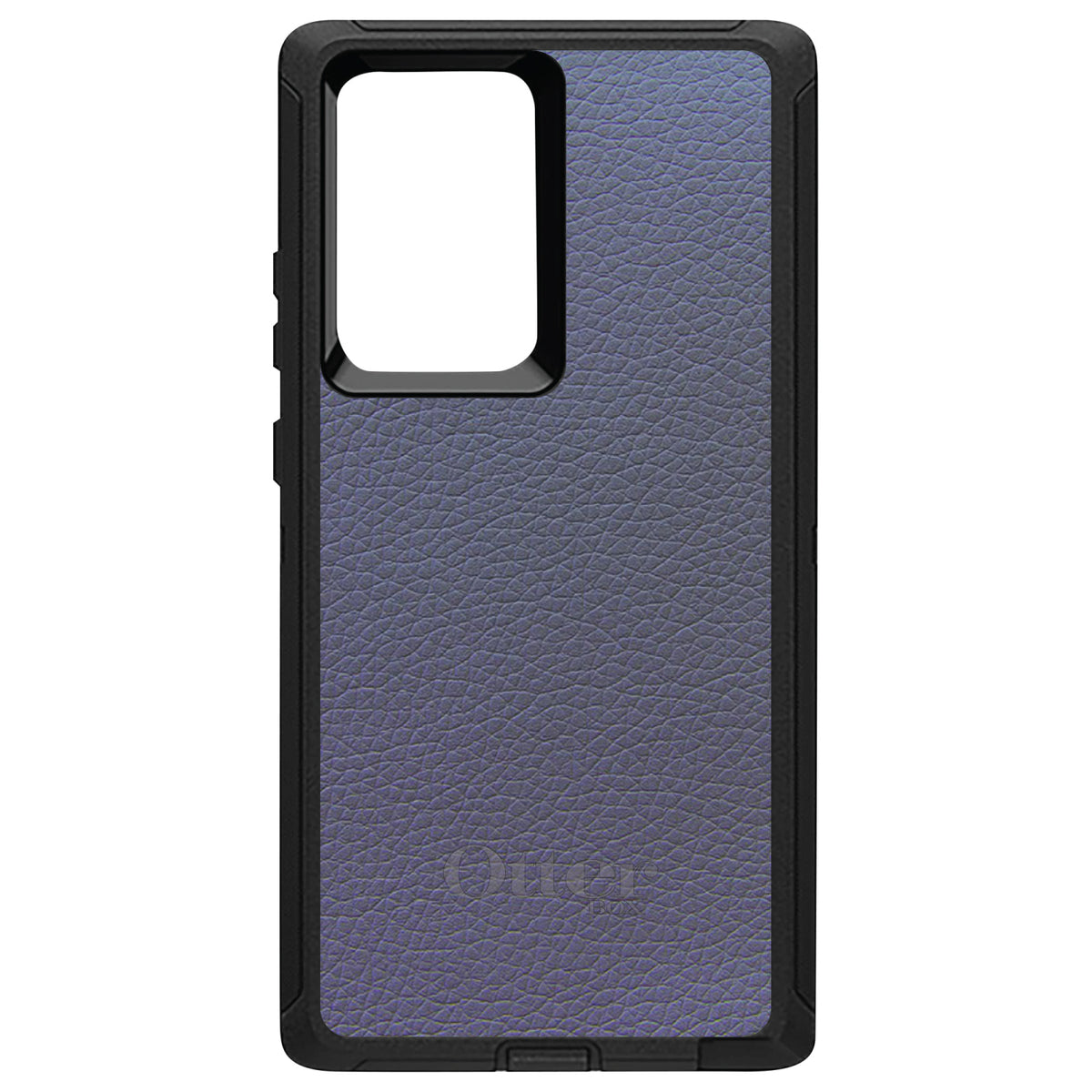 Dark Grey Leather Print Design OtterBox Defender Case for iPhone & Galaxy, view 13