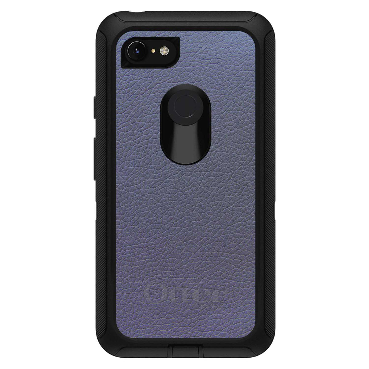 Dark Grey Leather Print Design OtterBox Defender Case for iPhone & Galaxy, view 18