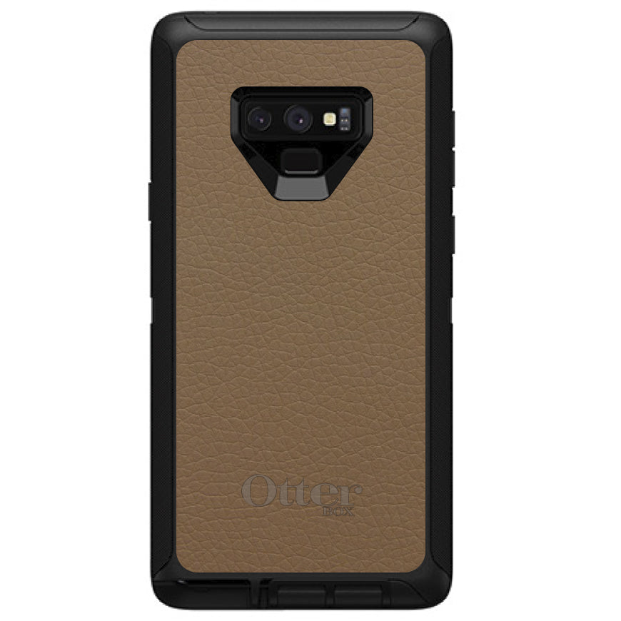 Brown Leather Print Design OtterBox Defender Case for iPhone & Galaxy, view 16