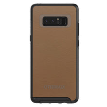 DistinctInk™ OtterBox Symmetry Series Case for Apple iPhone / Samsung Galaxy / Google Pixel - Brown Leather Print Design