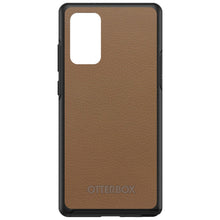 DistinctInk™ OtterBox Symmetry Series Case for Apple iPhone / Samsung Galaxy / Google Pixel - Brown Leather Print Design