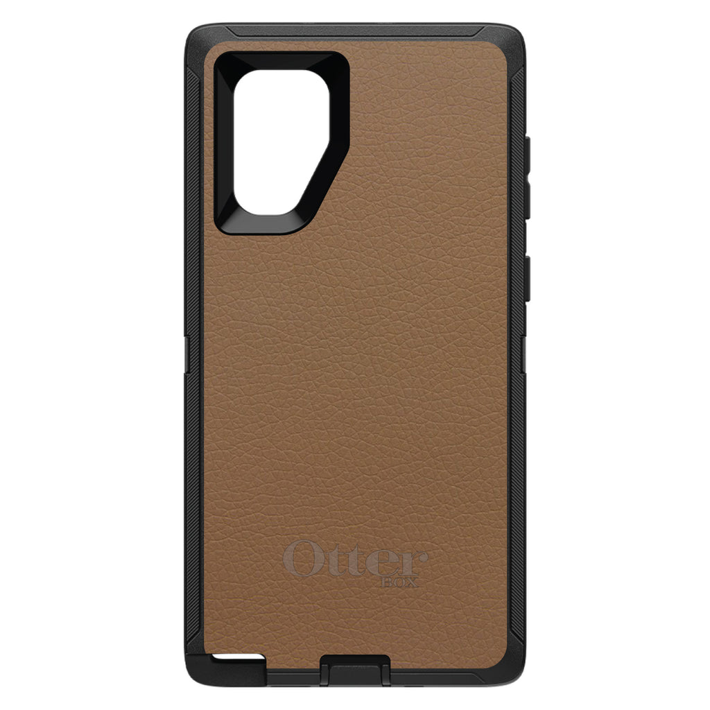 Brown Leather Print Design OtterBox Defender Case for iPhone & Galaxy, view 14