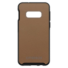 DistinctInk™ OtterBox Symmetry Series Case for Apple iPhone / Samsung Galaxy / Google Pixel - Brown Leather Print Design