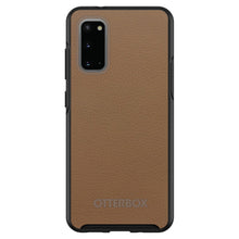 DistinctInk™ OtterBox Symmetry Series Case for Apple iPhone / Samsung Galaxy / Google Pixel - Brown Leather Print Design