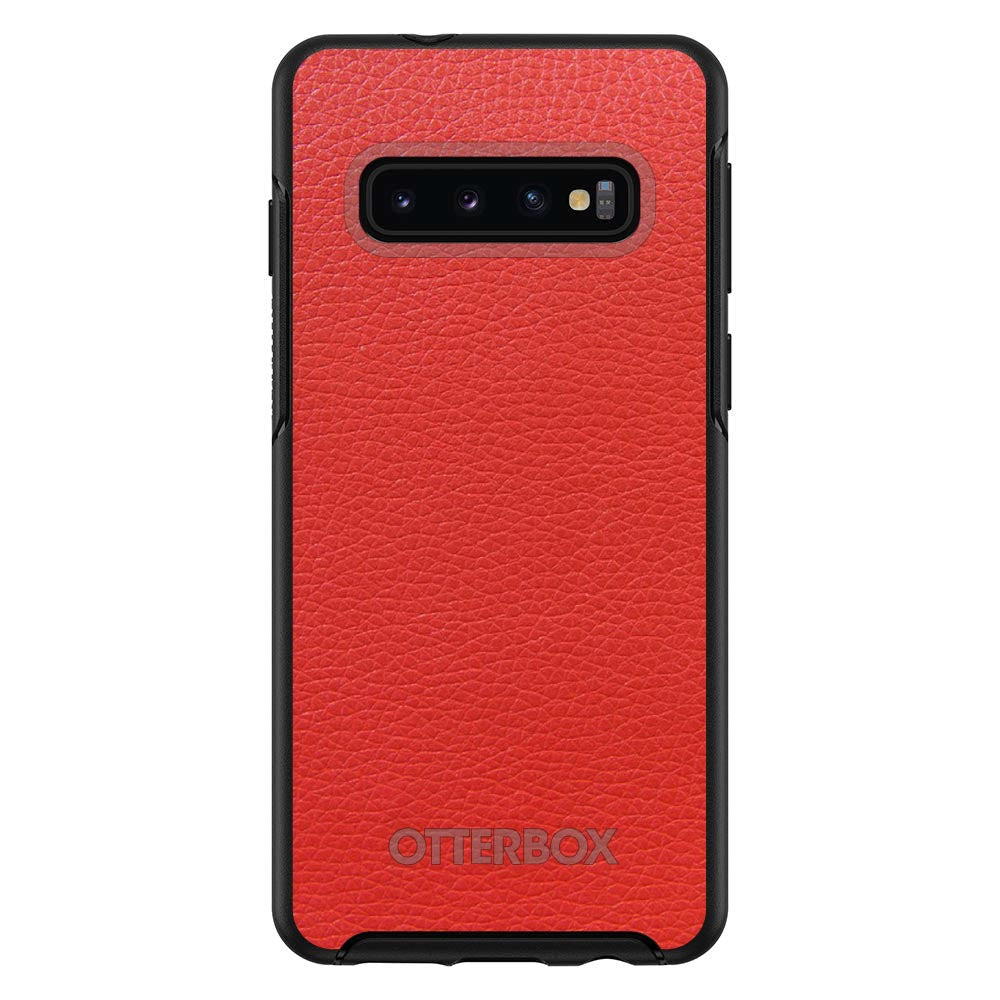 Red Leather Print Design OtterBox Symmetry Case for iPhone & Galaxy, view 6
