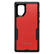 DistinctInk™ OtterBox Commuter Series Case for Apple iPhone or Samsung Galaxy - Red Leather Print Design