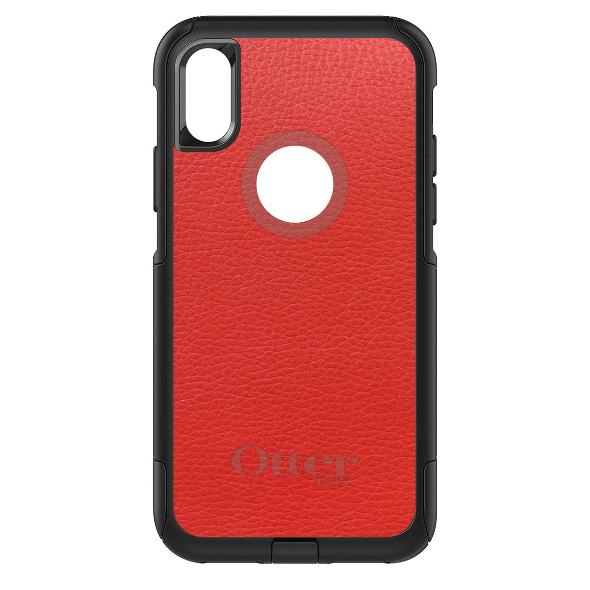 Red Leather Print Design OtterBox Commuter Case for iPhone & Galaxy, view 3