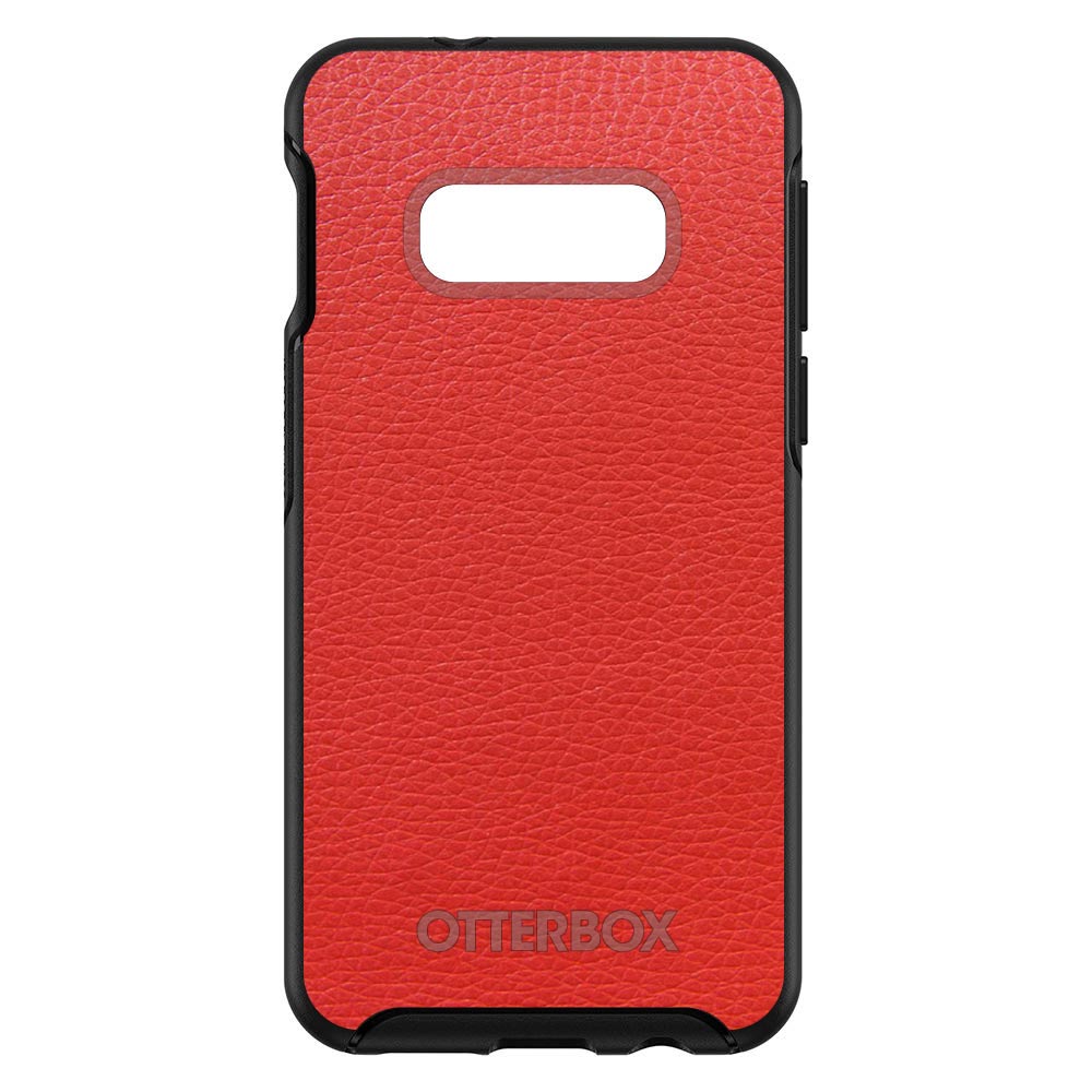 Red Leather Print Design OtterBox Symmetry Case for iPhone & Galaxy, view 7