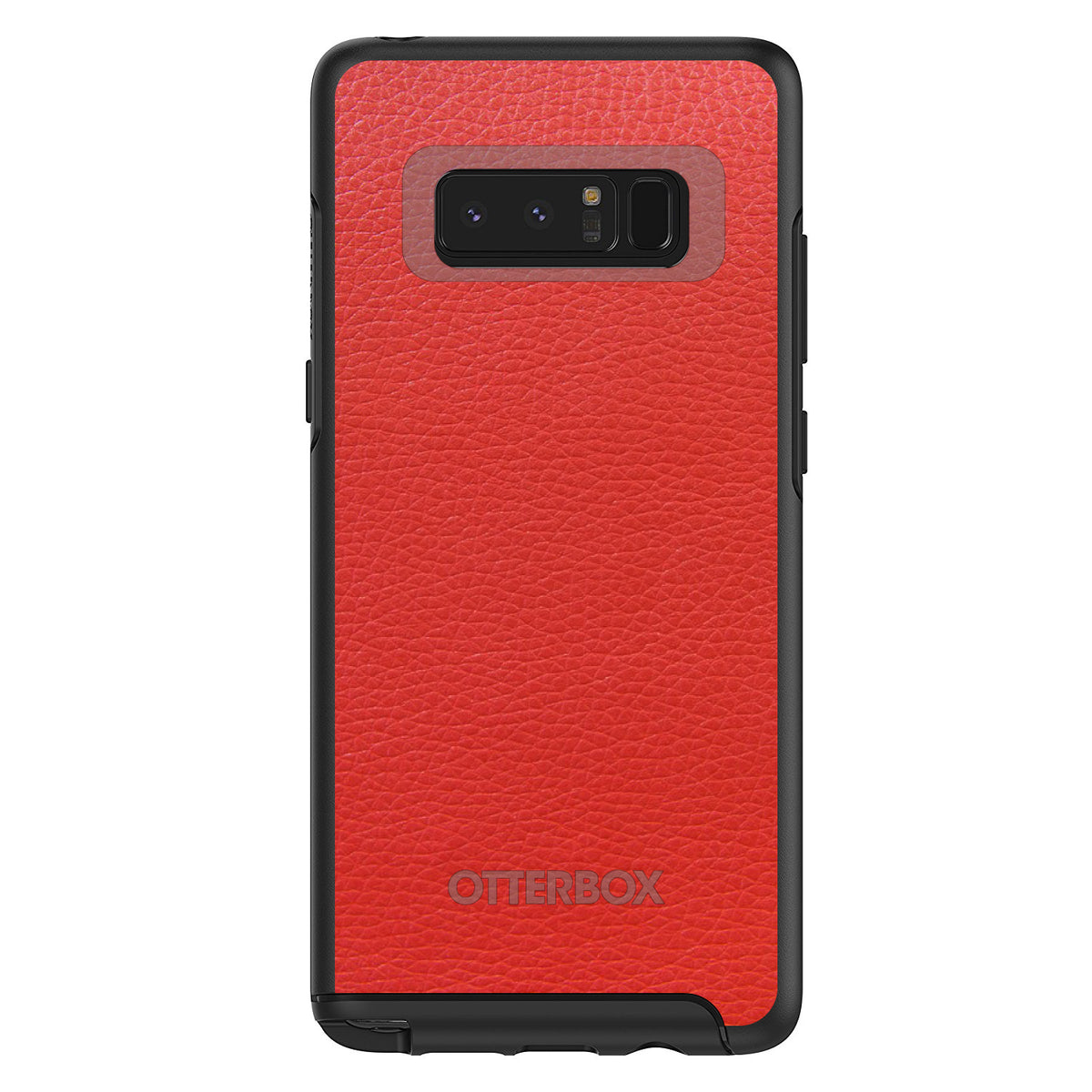Red Leather Print Design OtterBox Symmetry Case for iPhone & Galaxy, view 14