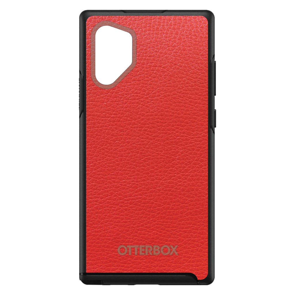 Red Leather Print Design OtterBox Symmetry Case for iPhone & Galaxy, view 11