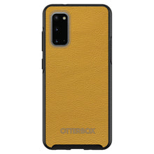 DistinctInk™ OtterBox Symmetry Series Case for Apple iPhone / Samsung Galaxy / Google Pixel - Yellow Leather Print Design