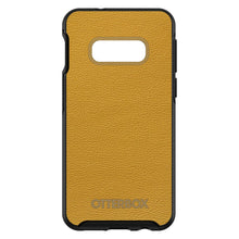 DistinctInk™ OtterBox Symmetry Series Case for Apple iPhone / Samsung Galaxy / Google Pixel - Yellow Leather Print Design