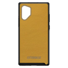 DistinctInk™ OtterBox Symmetry Series Case for Apple iPhone / Samsung Galaxy / Google Pixel - Yellow Leather Print Design