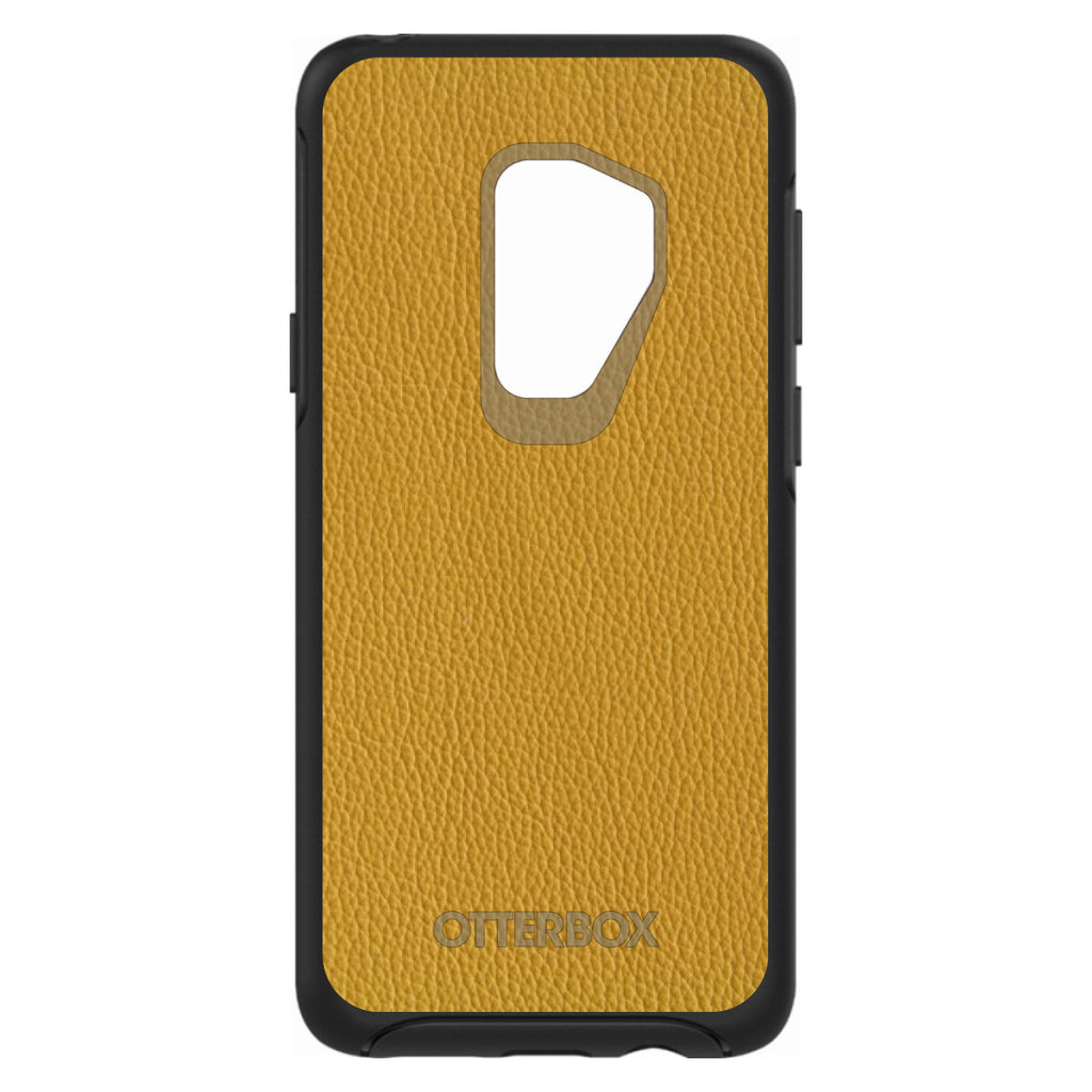 Yellow Leather Print Design OtterBox Symmetry Case for iPhone & Galaxy, view 9