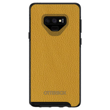 DistinctInk™ OtterBox Symmetry Series Case for Apple iPhone / Samsung Galaxy / Google Pixel - Yellow Leather Print Design