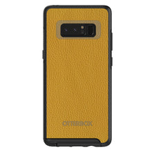 DistinctInk™ OtterBox Symmetry Series Case for Apple iPhone / Samsung Galaxy / Google Pixel - Yellow Leather Print Design