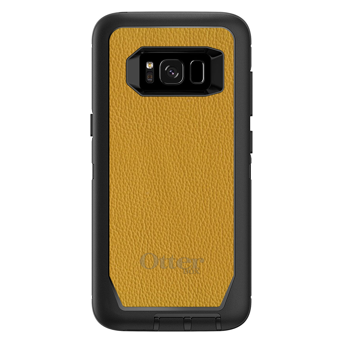 Yellow Leather Print Design OtterBox Defender Case for iPhone & Galaxy, view 12