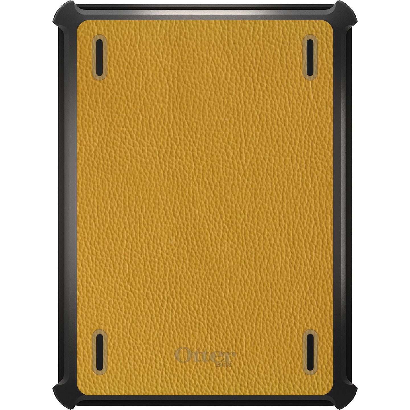 DistinctInk™ OtterBox Defender Series Case for Apple iPad / iPad Pro / iPad Air / iPad Mini - Yellow Leather Print Design