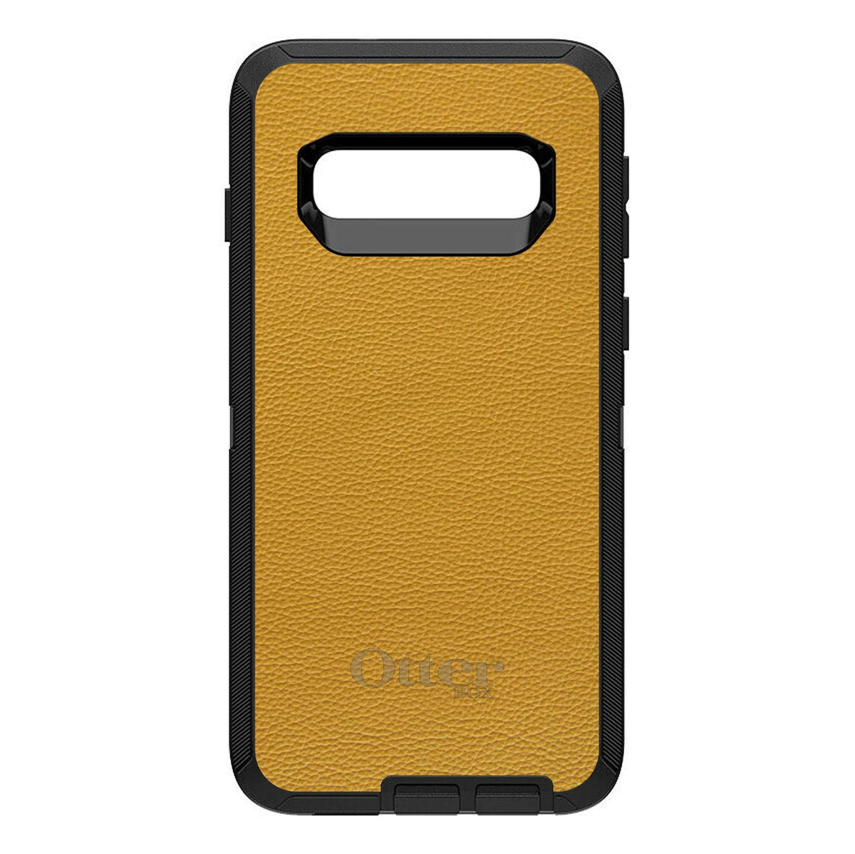 Yellow Leather Print Design OtterBox Defender Case for iPhone & Galaxy, view 9