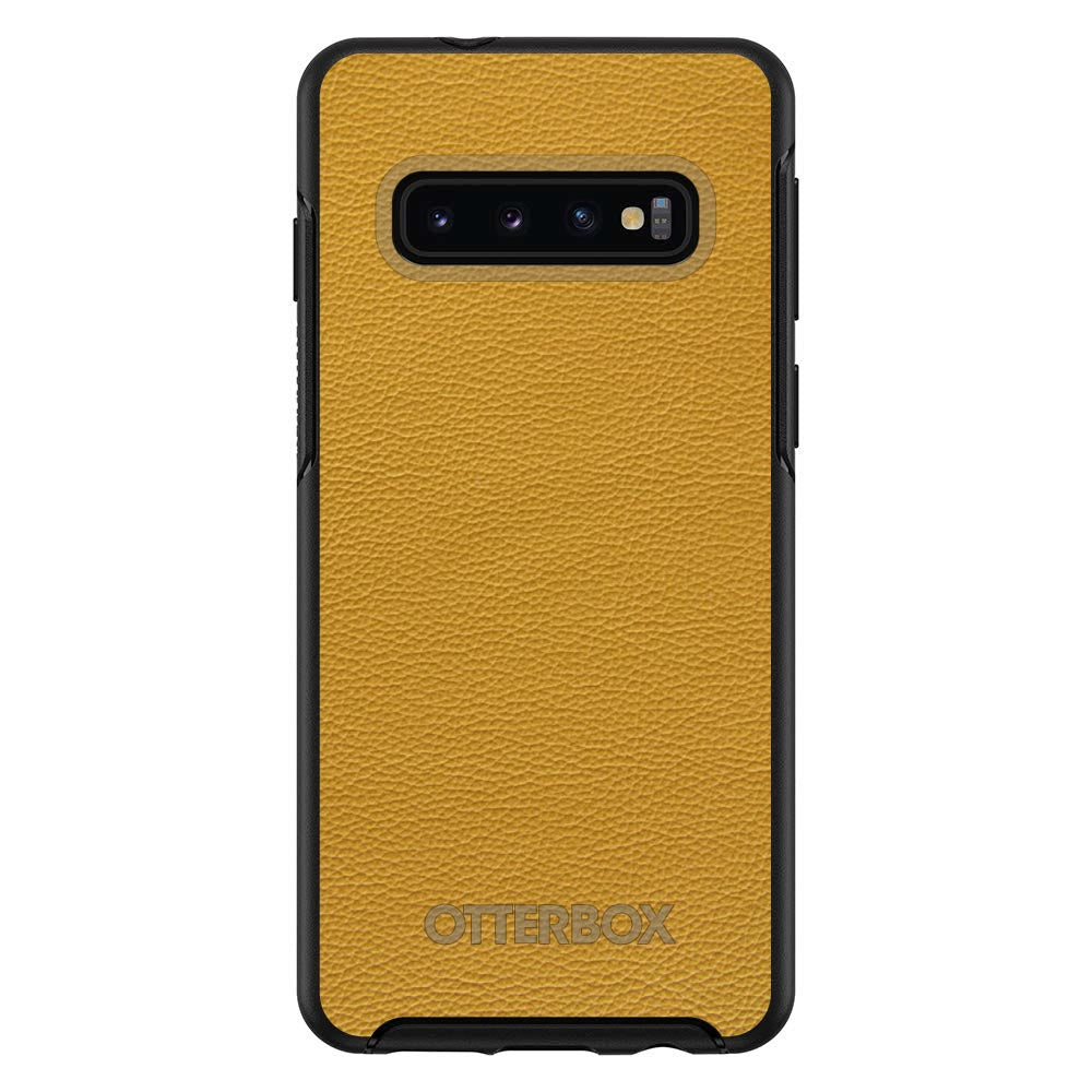 Yellow Leather Print Design OtterBox Symmetry Case for iPhone & Galaxy, view 6