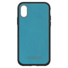 DistinctInk™ OtterBox Symmetry Series Case for Apple iPhone / Samsung Galaxy / Google Pixel - Teal Leather Print Design