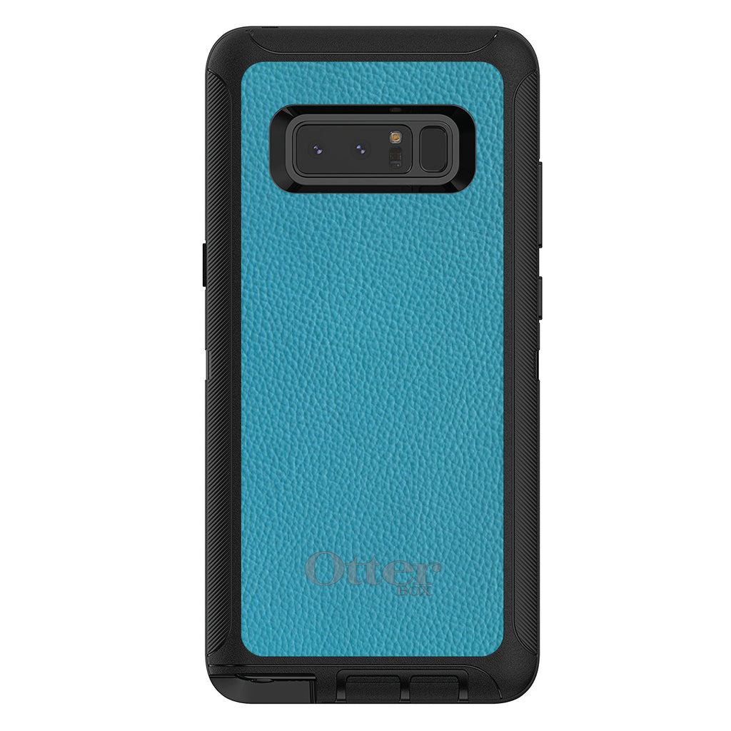 Teal Leather Print Design OtterBox Defender Case for iPhone & Galaxy, view 17