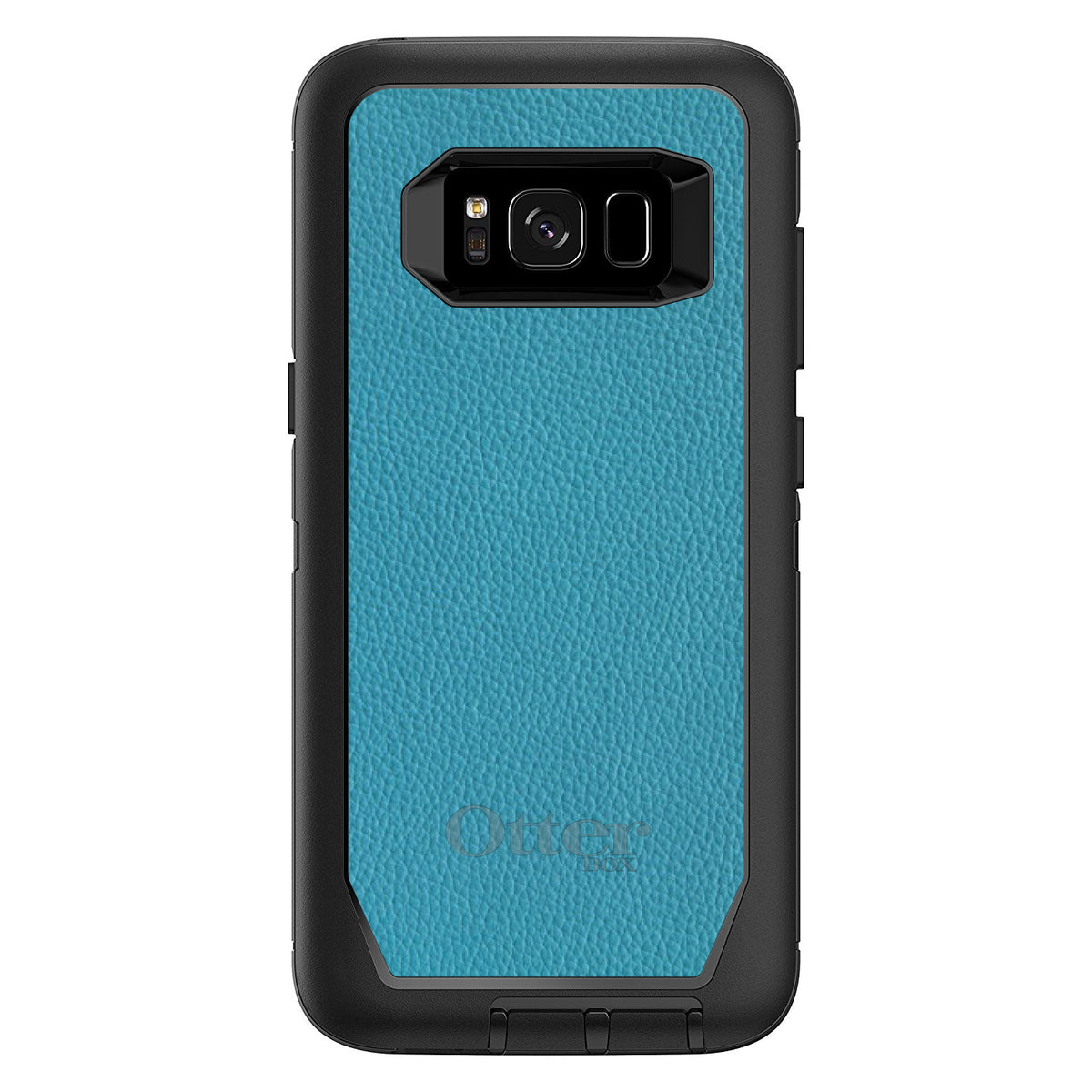 Teal Leather Print Design OtterBox Defender Case for iPhone & Galaxy, view 12