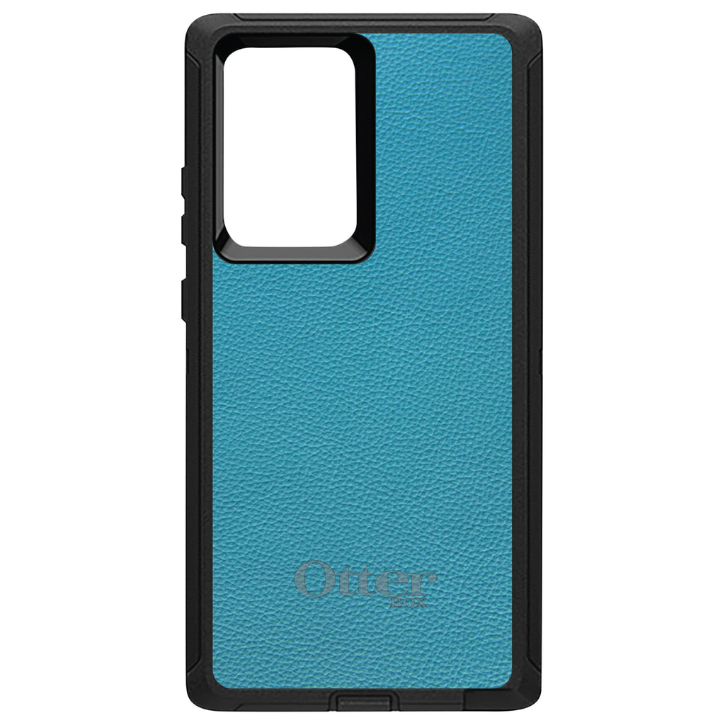 Teal Leather Print Design OtterBox Defender Case for iPhone & Galaxy, view 13