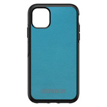 DistinctInk™ OtterBox Symmetry Series Case for Apple iPhone / Samsung Galaxy / Google Pixel - Teal Leather Print Design