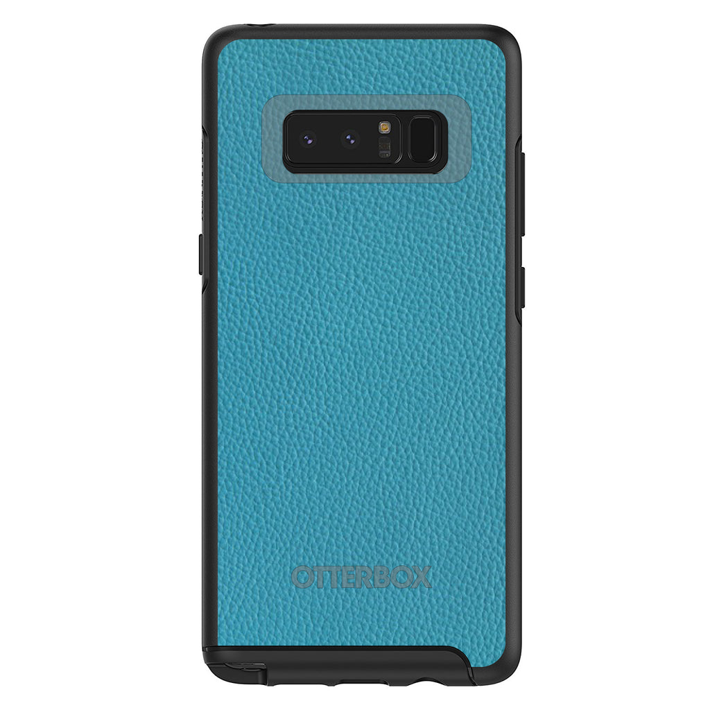 Teal Leather Print Design OtterBox Symmetry Case for iPhone & Galaxy, view 14