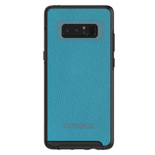 DistinctInk™ OtterBox Symmetry Series Case for Apple iPhone / Samsung Galaxy / Google Pixel - Teal Leather Print Design