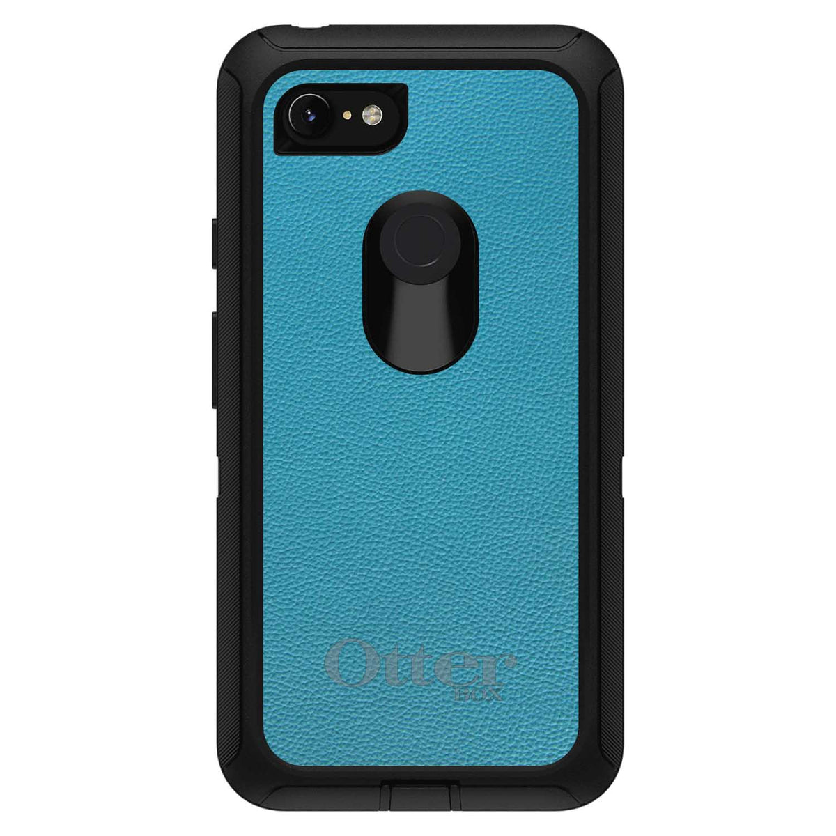 Teal Leather Print Design OtterBox Defender Case for iPhone & Galaxy, view 18
