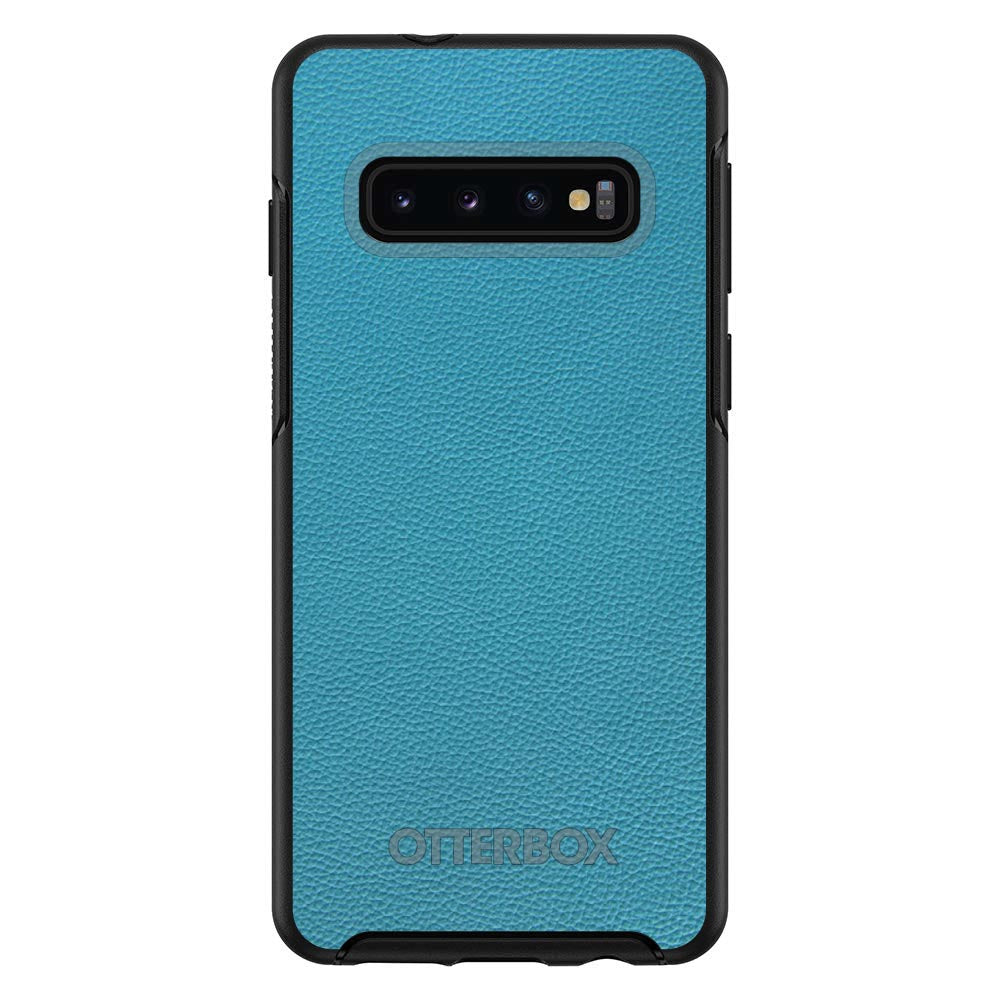 Teal Leather Print Design OtterBox Symmetry Case for iPhone & Galaxy, view 6