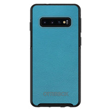 DistinctInk™ OtterBox Symmetry Series Case for Apple iPhone / Samsung Galaxy / Google Pixel - Teal Leather Print Design